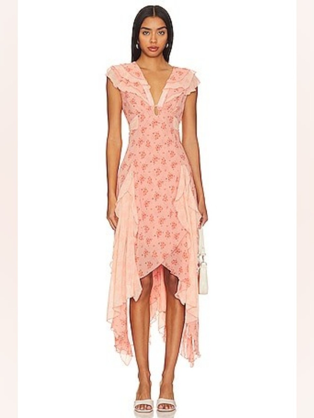 Free People Joaquin Whimsical Garden Cottagecore Prairiecore Dress Medium - Picture 12 of 16